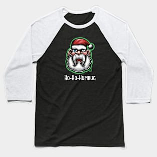 Burnt Out Santa Baseball T-Shirt